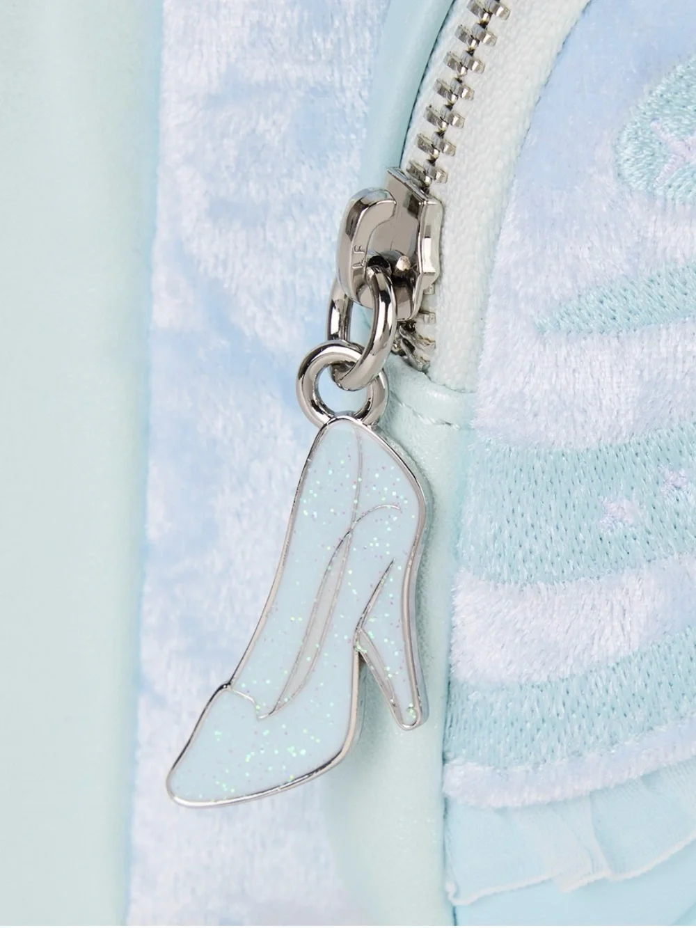 Loungefly Pastel Blue Iridescent Mini Backpack